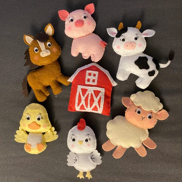 Kit De Costura Para Niños – Animales De Fieltro Con Patrones Y Accesorios Para Manualidades