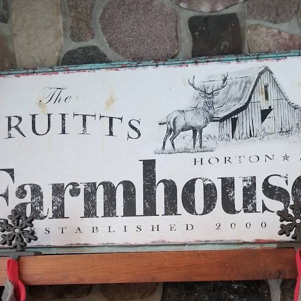 Farmhouse Custom Sign | Farm Sign | Farm Wall Decor | Homestead Canvas ...