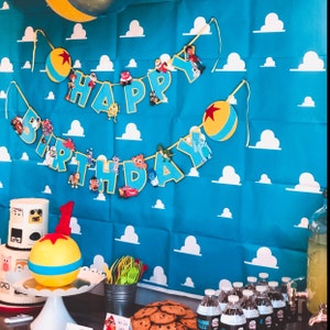 Pixar Birthday Banner/pixar Party/pixar Theme/pixar Decorations/pixar ...