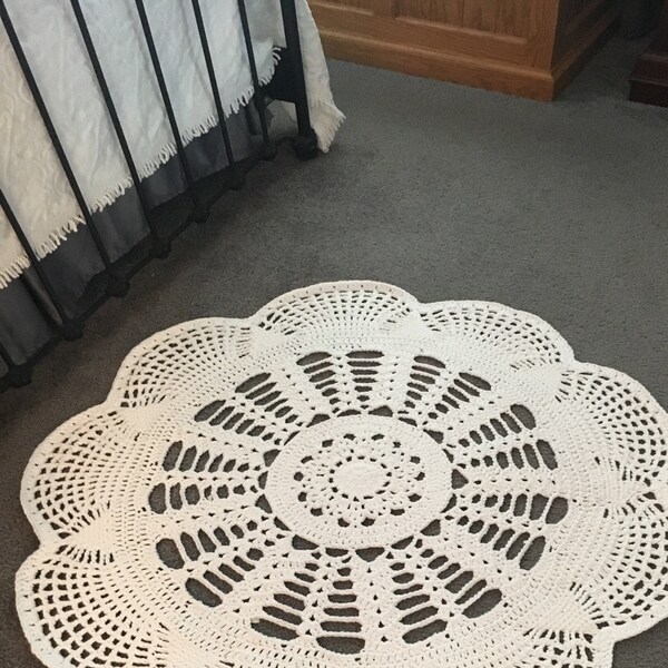 Crochet Doily Rug Pattern Pack - Three Doily Rugs - PDF - Etsy