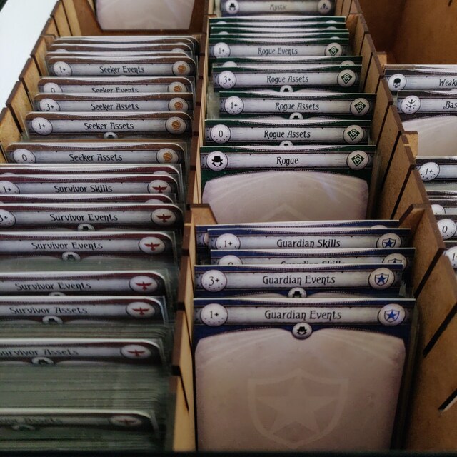 Player Card Set - Arkham Horror Dividers - 'sergeant' - Etsy