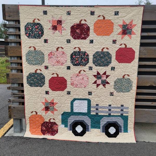 Patchy Pumpkin Farm Quilt Pattern - Etsy