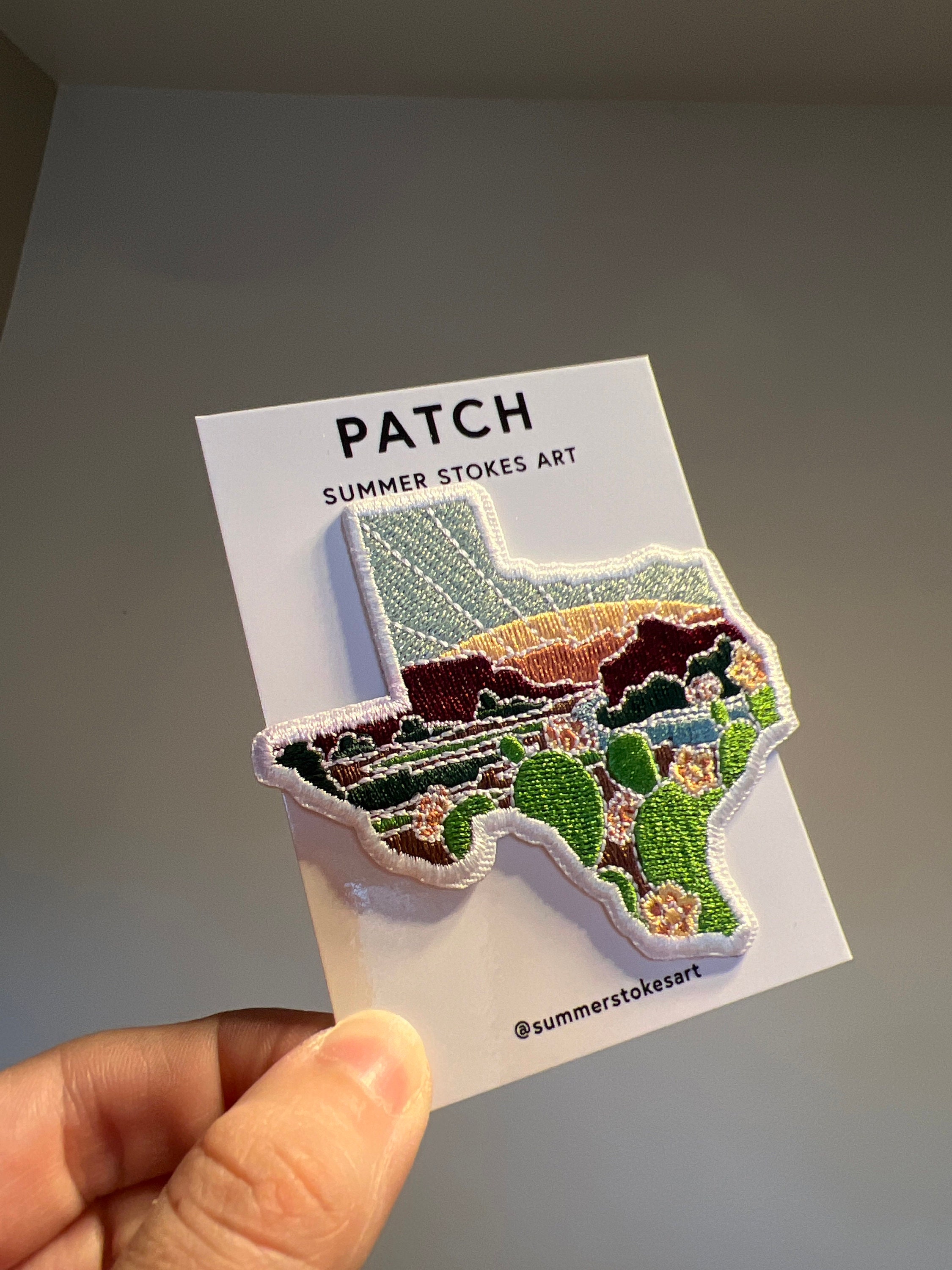 Texas Iron-On Patch | 2.5&quot; Patch | Embroidered Sew-on or Iron-on Applique