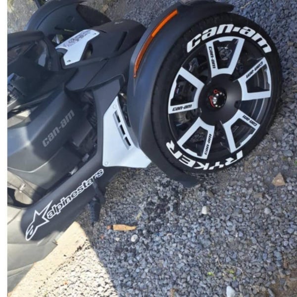 Motorcycle Tire Lettering RACING Tyre Lettering Permanent Stickers ...