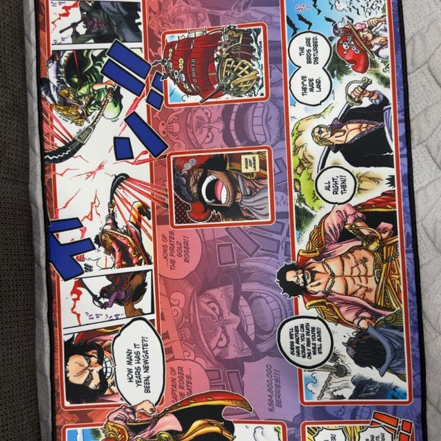 ワンピース　プレイマット　イム ワンピースTCGカードゲーム イムと五老星 プレイマット（非公式