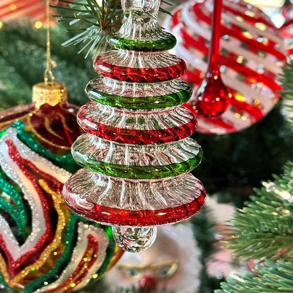 Blown Glass Handmade Christmas Tree Ornaments (hand Made and Hand ...