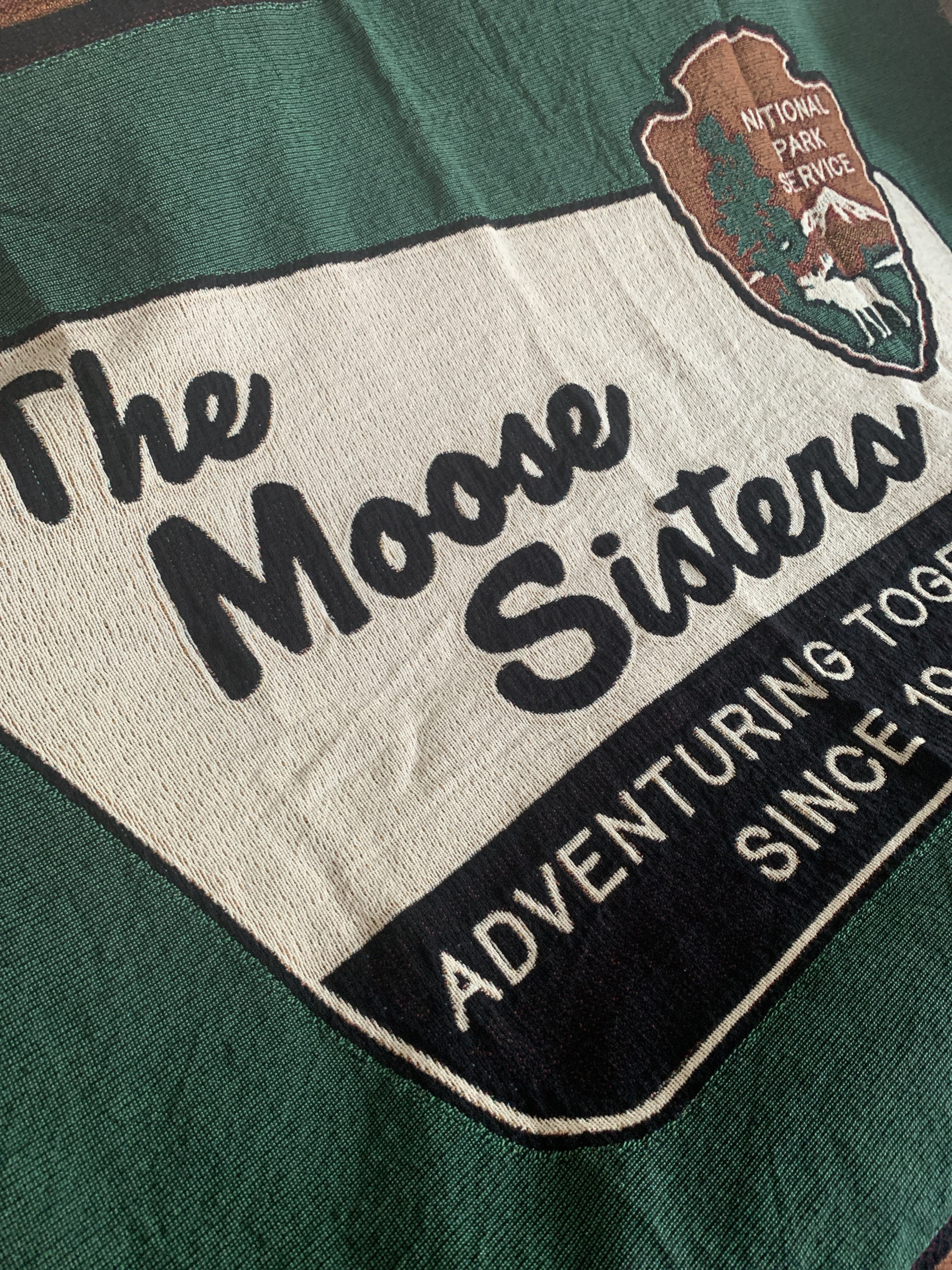 Personalized National Parks Anniversary Blanket, Cotton Woven Blanket