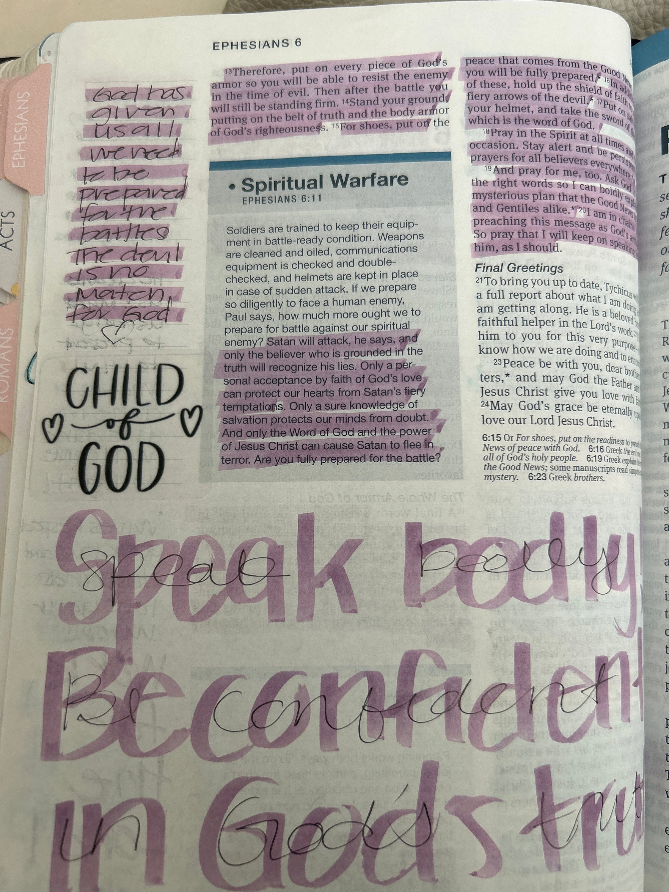 Bible and Planner Clear Stickers