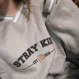 SKZ University Embroidered Sweatshirt 3 Years With Stray - Etsy