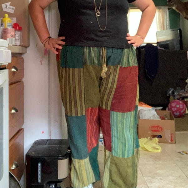 BOHO PATCHWORK PANTS
