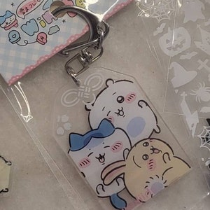 Chii Kawa Omamori お守り Amulet Protection Lucky Keyring Bagcharm
