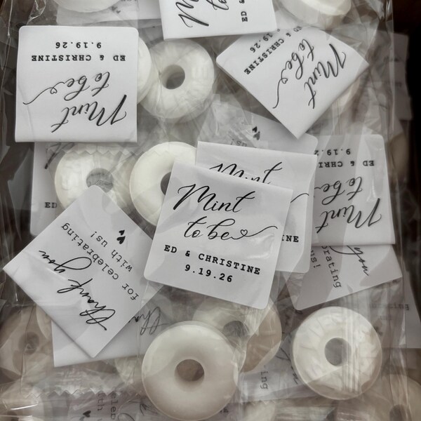 105 Personalized Mint to Be Wedding Favors | Bulk Personalized Party ...