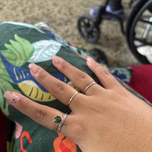Dainty Color Changing Mood Ring: Gold Filled, Witchy Jewelry