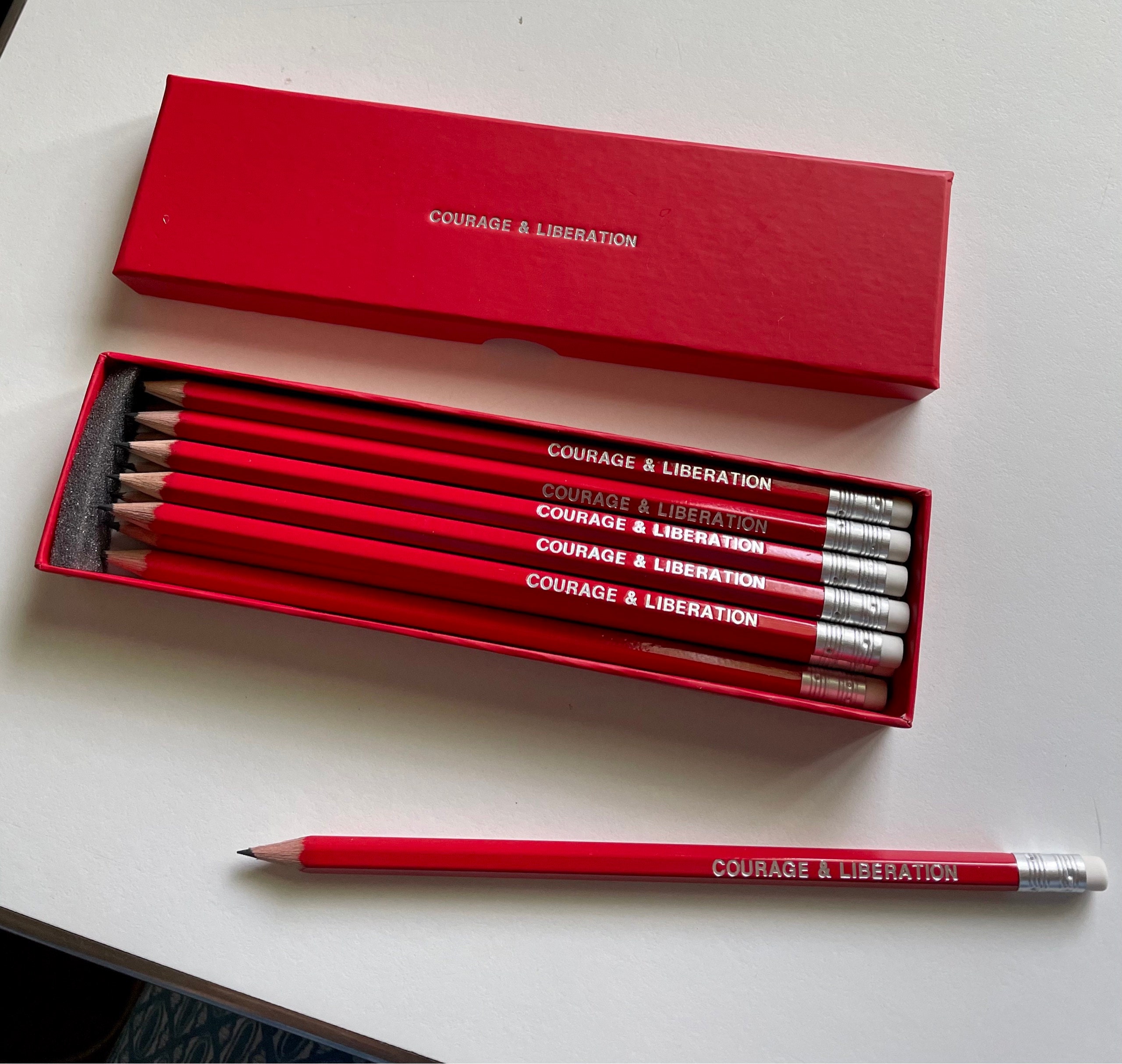 12 High Quality Personalised Pencils in a Box -Printed with Name - AQUAMARINE (plus other colours) New Colour