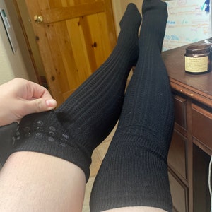 Thigh High Wool Long Socks - Etsy
