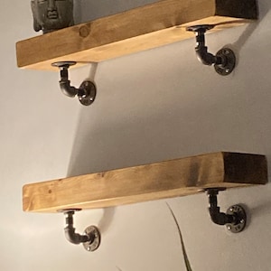 Industrial Pipe Stair Handrail / Banister Kit - Vintage Style With Brackets, Steel Construction