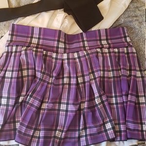 MICRO MINI Skirt Plaid Pleated highland - Etsy
