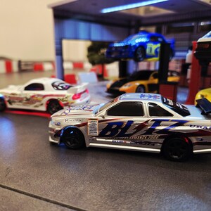 Ken Nomura's Blitz Skyline R34 Waterslide Decals | 1/64 & 1/24
