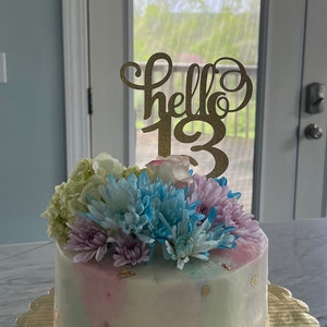 Glitter Half Birthday Cake Topper - Rose & Silver, 6 Months Baby Shower Decor
