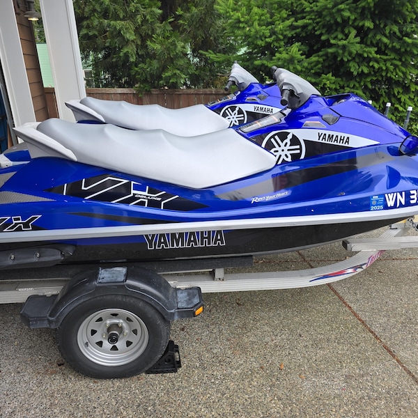 Waverunner VX Deluxe 2005 - 2009 Blue Graphics / Decal / Sticker Kit - Ireland