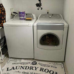 24x56 alfombra de lavandería alfombras de área de goma | Etsy