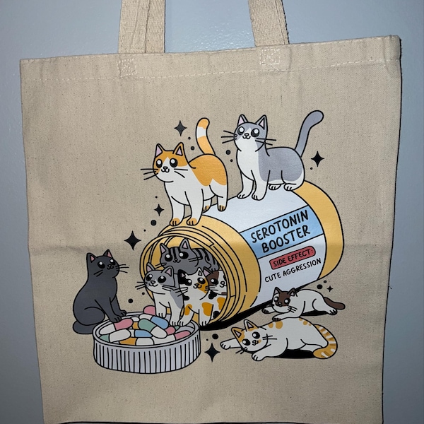 Cat Lover Tote Bag A Sea of Cats