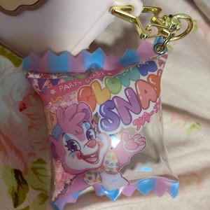 Clown Snax Clowncore Acrylic Charm Candy Bag Keychain - Etsy