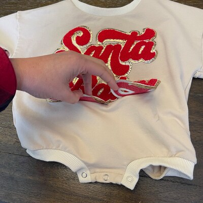 Girls Santa's List Romper by Three Sisters