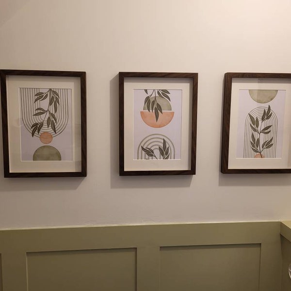 Set of 3 Beige Prints, Set of 3 Family Wall Art, Above Sofa Decor, 3pc ...