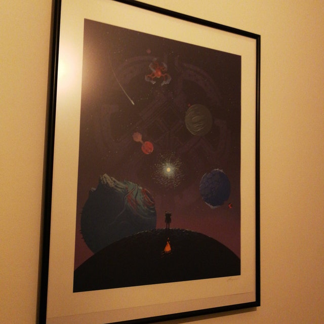 AndersonArt3D - Outer Wilds Solar System Poster