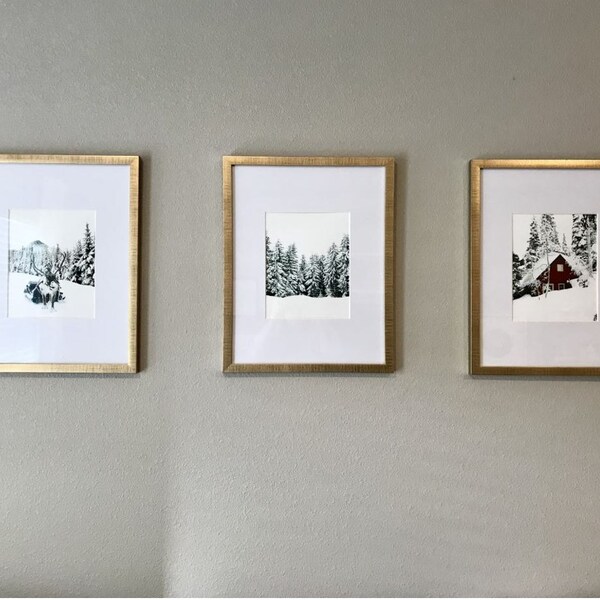 Winter Wonderland Printable Set of 3 Piece. Christmas Gallery Wall Art ...