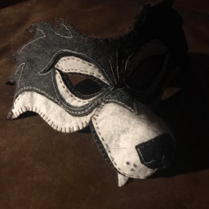 Wolf Mask PDF Pattern - Etsy