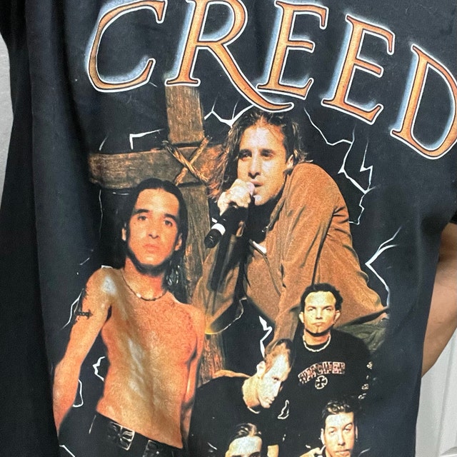 90s CREED バンドTシャツ　ラグラン　 M グレー/ブラック il_340x270.6131832978_fduu.jpg