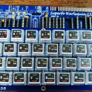 ZX Spectrum Keyboard Stickers (white/black/transparent) - Etsy