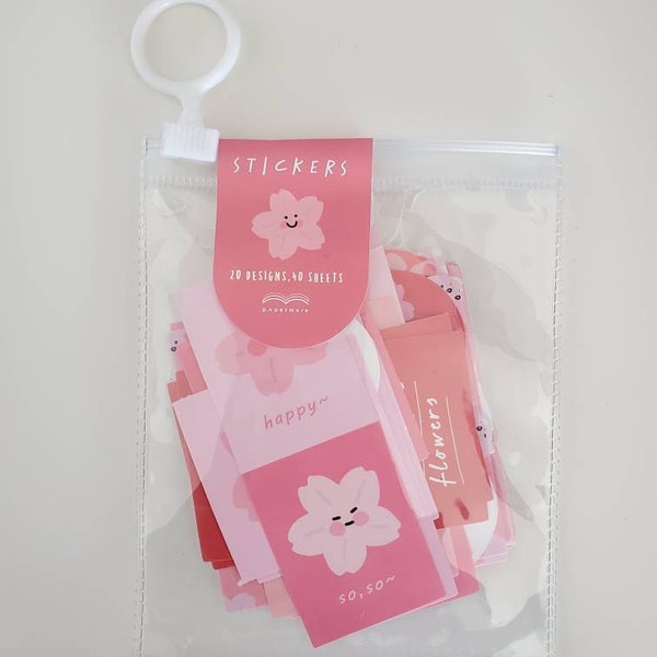 40 Sheets Papermore Series Stickers,paper Crafts,bullet Jouraling ...