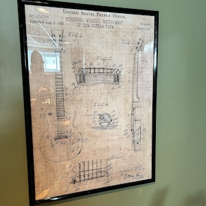Set of 6 Game Patent Prints vol. 2 Blueprint Classic Games Night. Retro ...