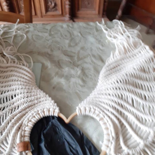 Angel Wings Macrame Wall Hanging