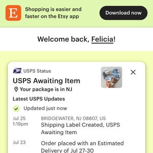 Felicia added a photo of their purchase