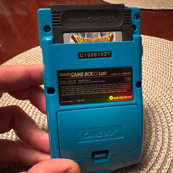 Gameboy Color GBC Holographic Back Sticker Set - Etsy