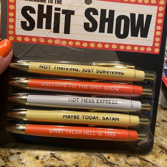Welcome To The Shit Show Pen Set (funny)