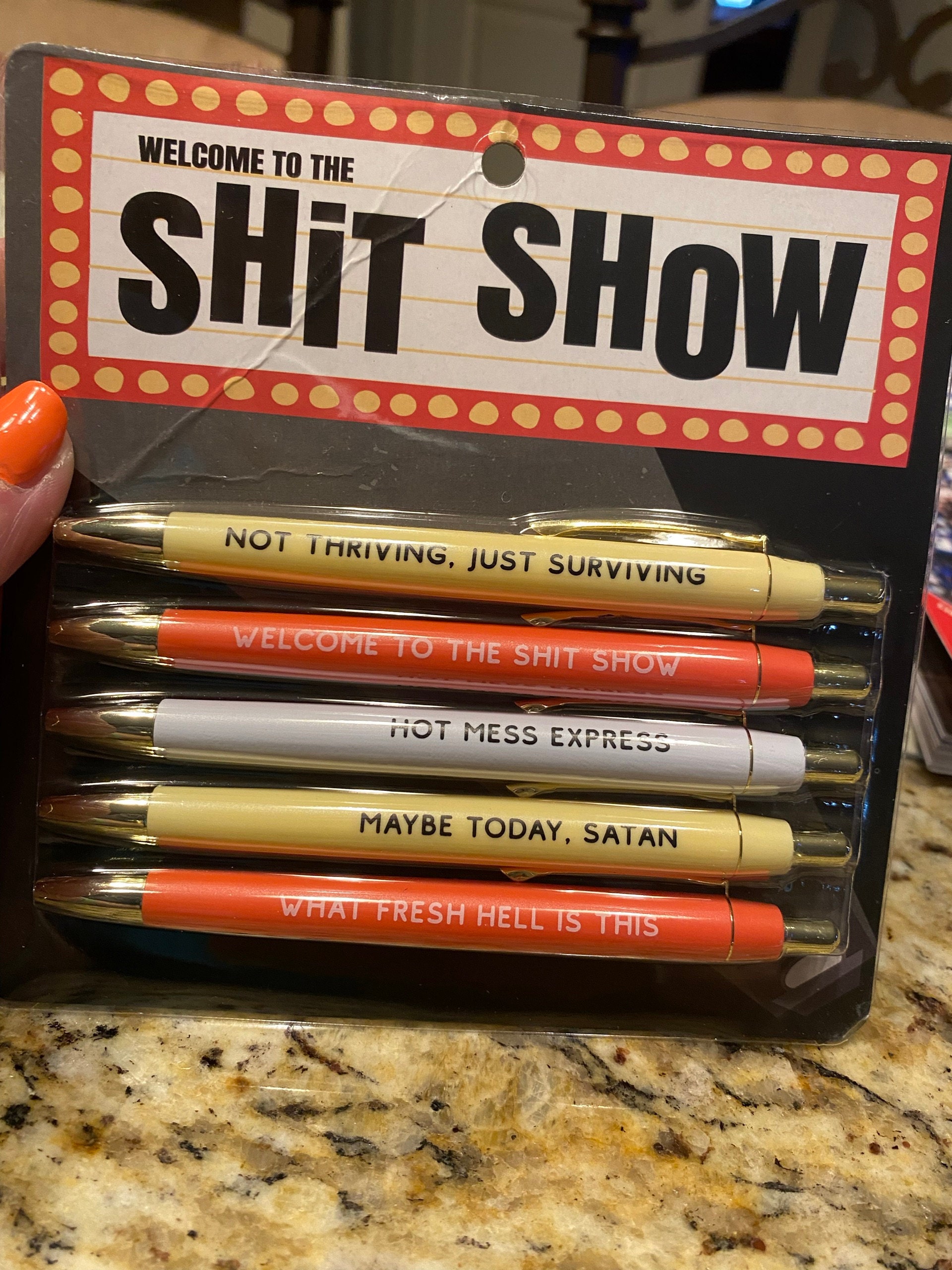 Welcome To The Shit Show Pen Set (funny)