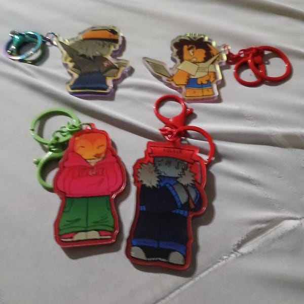 Andrew or Ivan Bad Things Double-sided Keychains - Etsy