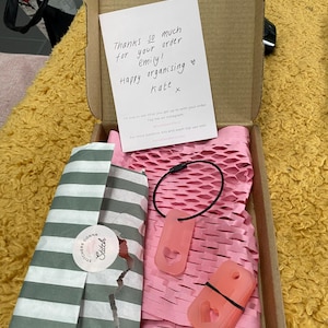 Emily added a photo of their purchase