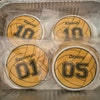 4" Basketball With Editable Names and Numbers DIY Template Printable - Etsy