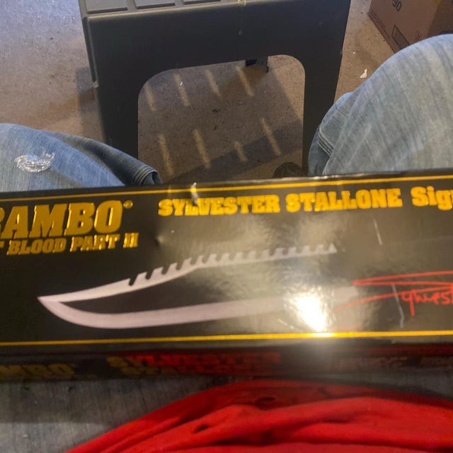 New MC Rambo First Blood Part II Sylvester Stallone Limited