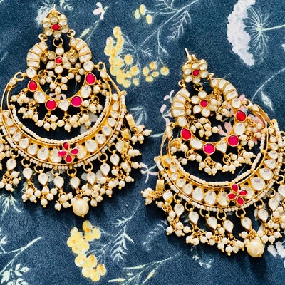 Sabyasachi Inspired Kundan Jewelry Maharani Necklace Indian - Etsy