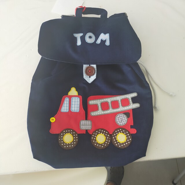 Zaino Per Bambini Camion Dei Pompieri – CHIFIGNO, Rosso, Con Guinzaglio Di Sicurezza, Strisce Riflettenti, 5L E 8L - 5