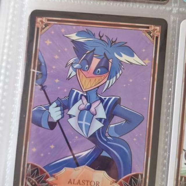 ALASTOR 2P Hazbin Hotel - Card Fanmade PRE ORDER - Etsy