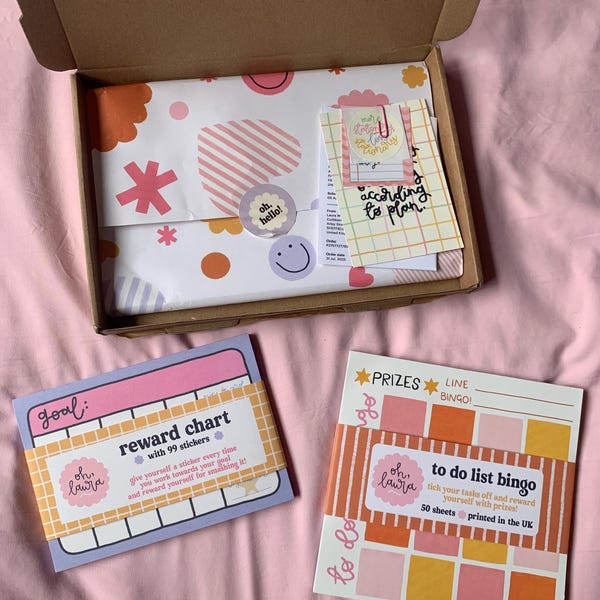 To Do List Bingo - Game Notepad - Square - Fun Organisation Tool - Etsy