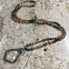 Amazonite Hand Knotted Candy Crush Necklace main image 0